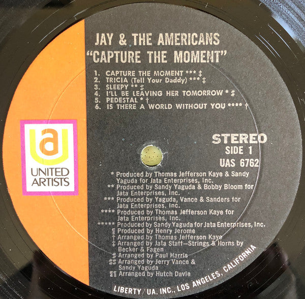 Jay & The Americans - Capture The Moment (VG+) (Vinyl LP)