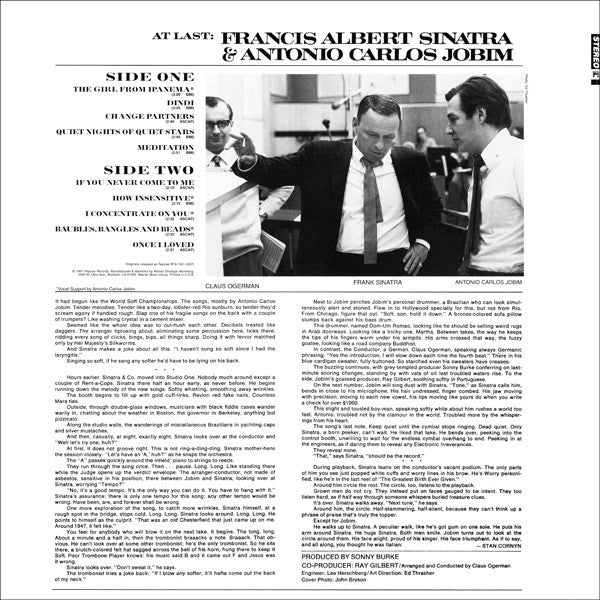 Sinatra, Francis Albert & Antonio Carlos Jobim - Francis Albert Sinatra & Antonio Carlos Jobim (Vinyl, NM or M-) (Vinyl LP)
