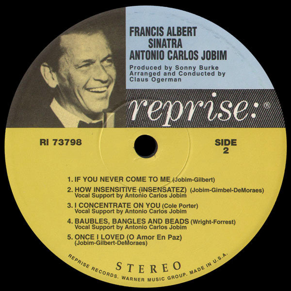 Sinatra, Francis Albert & Antonio Carlos Jobim - Francis Albert Sinatra & Antonio Carlos Jobim (Vinyl, NM or M-) (Vinyl LP)