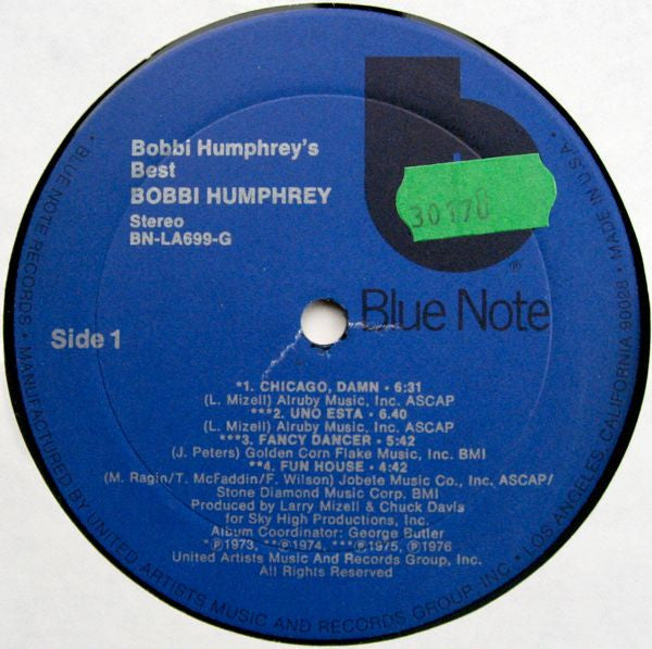 Humphrey, Bobbi - Bobbi Humphrey's Best (Vinyl, VG+) (Vinyl LP)
