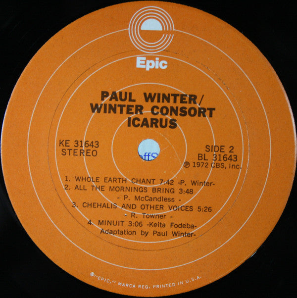 Winter, Paul / The Winter Consort - Icarus (VG) (Vinyl LP)