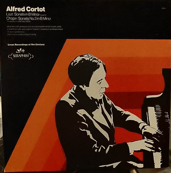 Cortot - Liszt, Chopin - Sonata In B Minor / Sonata No. 3 In B Minor  (VG+) (Vinyl LP)