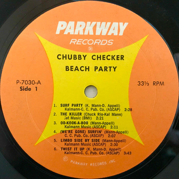 Checker, Chubby - Beach Party (Vinyl, VG) (Vinyl LP)