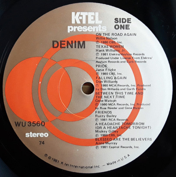 Various - Denim (VG) (Vinyl LP)