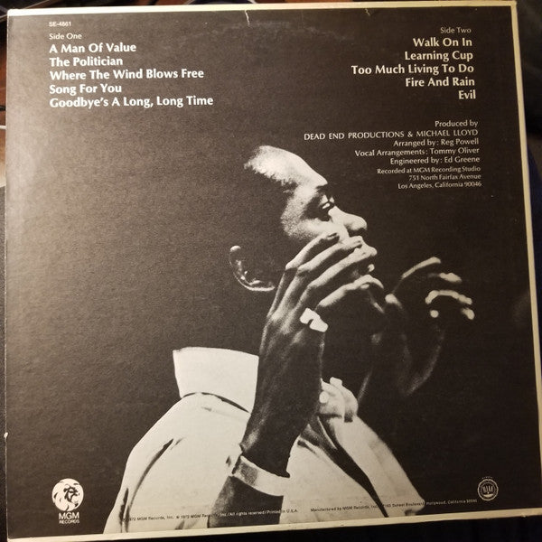 Rawls, Lou - A Man Of Value (Vinyl, VG) (Vinyl LP)