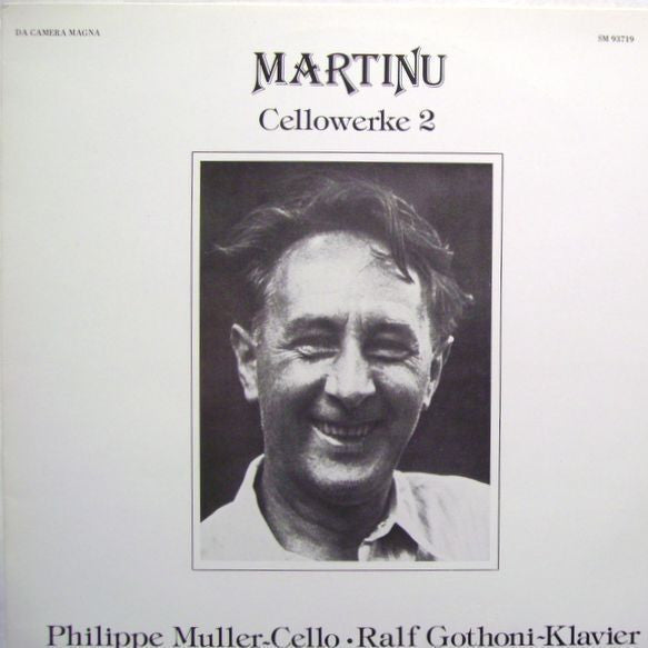 Martinu, Philippe Muller, Ralf Gothoni - Cellowerke 2 (NM or M-) (Vinyl LP)
