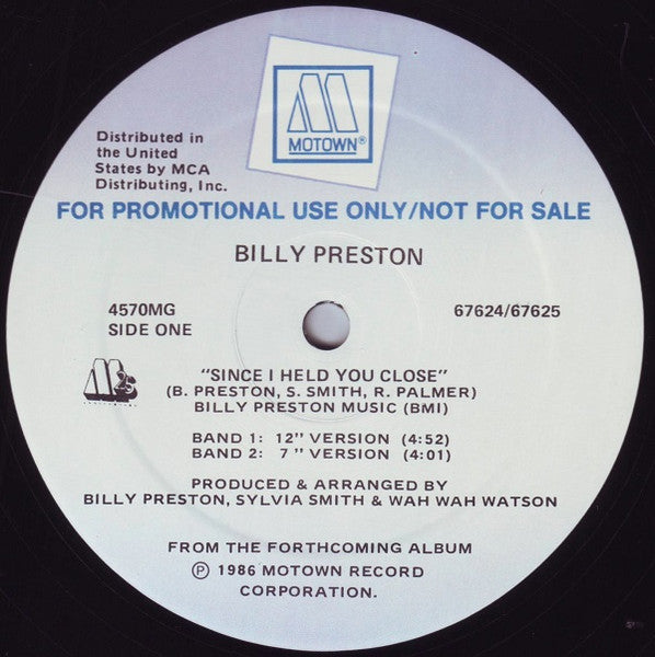 Preston, Billy - Since I Held You Close (VG+) (Vinyl LP)