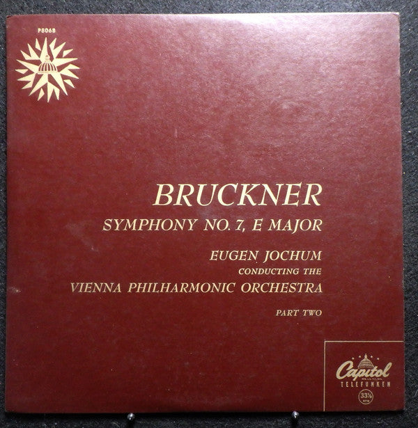 Bruckner – Vienna Philharmonic Orchestra, Eugen Jochum - Symphony No. 7, In E Major (G+) (Vinyl LP)