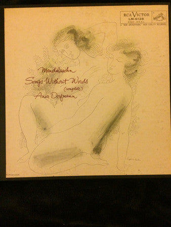 Mendelssohn - Ania Dorfmann - Songs Without Words (Complete) (VG) (Vinyl LP)