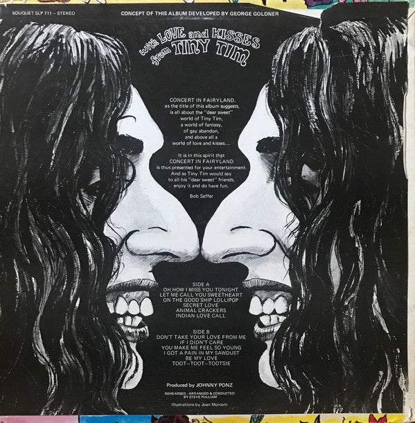 Tiny Tim - With Love And Kisses From Tiny Tim / Concert In Fairyland (VG) (Vinyl LP)