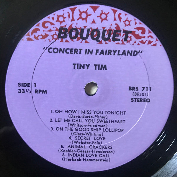 Tiny Tim - With Love And Kisses From Tiny Tim / Concert In Fairyland (VG) (Vinyl LP)