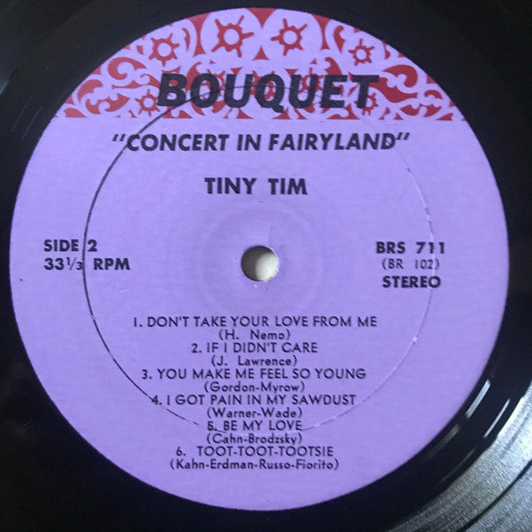 Tiny Tim - With Love And Kisses From Tiny Tim / Concert In Fairyland (VG) (Vinyl LP)