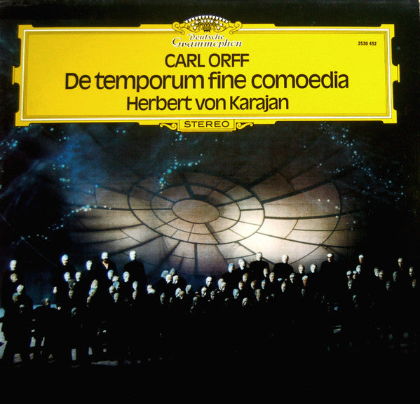 Orff, Carl - Herbert von Karajan - De Temporum Fine Comoedia (NM or M-) (Vinyl LP)