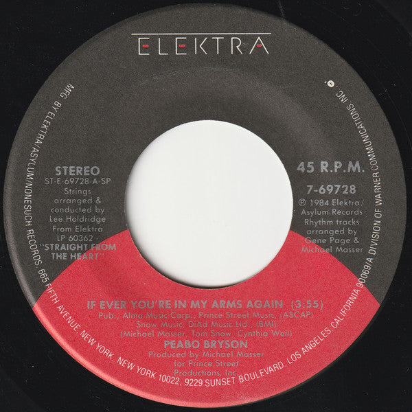 Bryson, Peabo - If Ever You're In My Arms Again (Vinyl, VG+) (Vinyl LP)