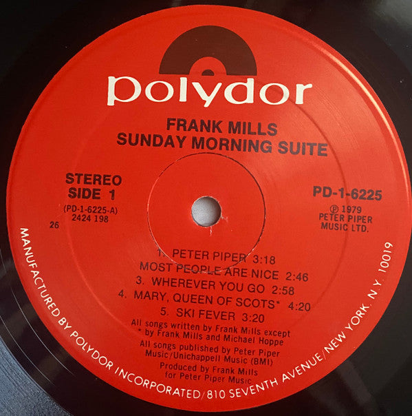 Mills, Frank - Sunday Morning Suite (Vinyl, VG+) (Vinyl LP)