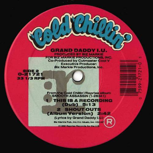 Grand Daddy I.U. - This Is A Recording (VG+) (Vinyl LP)