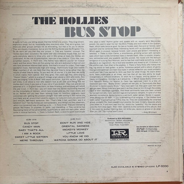 Hollies - Bus Stop (VG) (Vinyl LP)