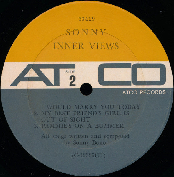Sonny - Inner Views (VG+) (Vinyl LP)