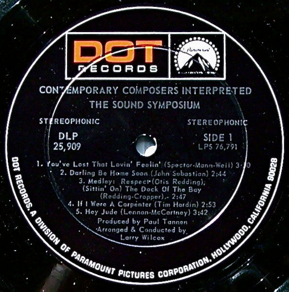 Sound Symposium - Contemporary Composers Interpreted (Vinyl, VG) (Vinyl LP)
