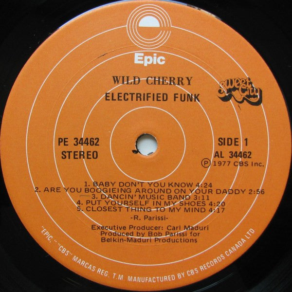Wild Cherry - Electrified Funk (VG) (Vinyl LP)
