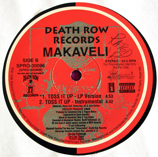 Makaveli - Toss It Up (Vinyl, VG+) (Vinyl LP)
