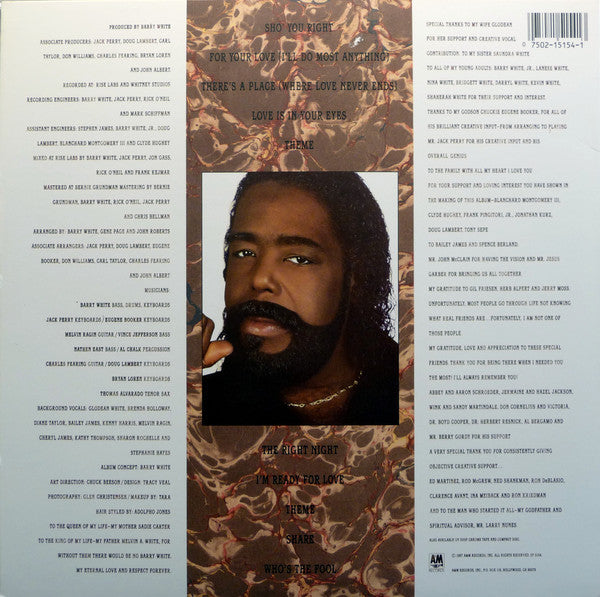 White, Barry - The Right Night & Barry White (Vinyl, VG) (Vinyl LP)