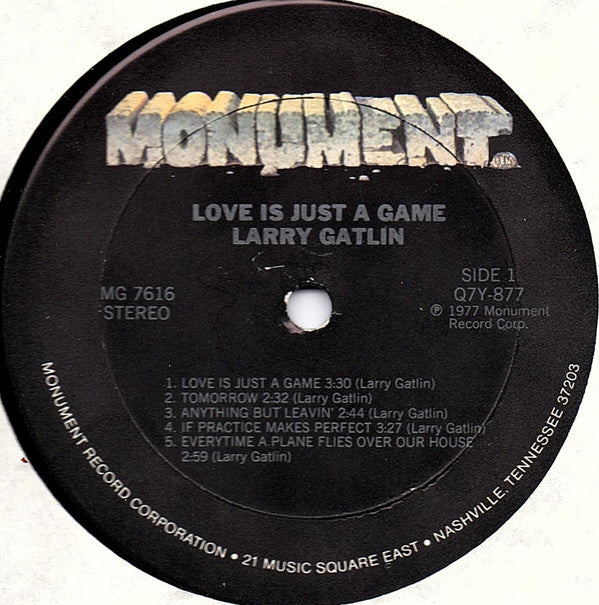 Gatlin Larry - Love Is Just A Game (VG+) (Vinyl LP)