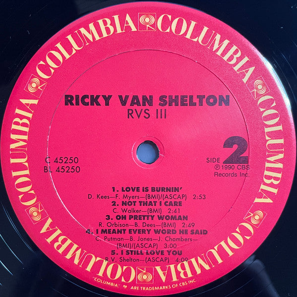 Van Shelton, Ricky - RVS III (VG+) (Vinyl LP)