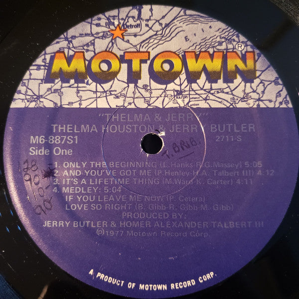 Houston, Thelma & Jerry Butler - Thelma & Jerry (VG) (Vinyl LP)