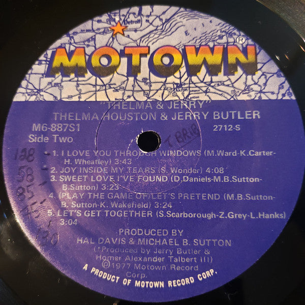 Houston, Thelma & Jerry Butler - Thelma & Jerry (VG) (Vinyl LP)