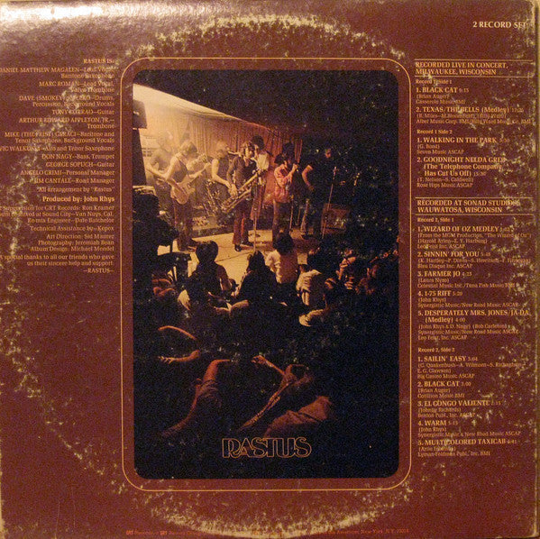 Rastus - Rastus (Vinyl, VG) (Vinyl LP)