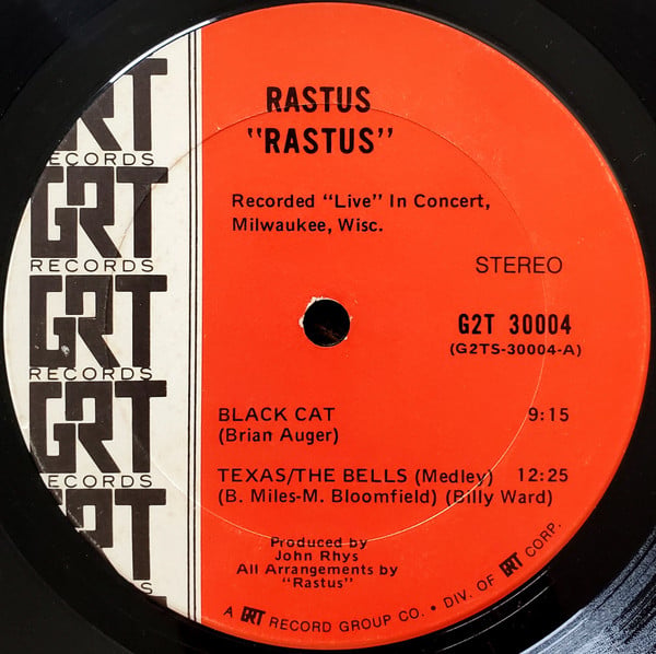 Rastus - Rastus (Vinyl, VG) (Vinyl LP)