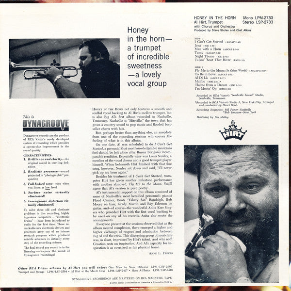 Hirt, Al - Honey In The Horn (VG) (Vinyl LP)