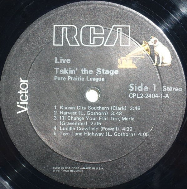 Pure Prairie League - Live!: Takin' The Stage (VG+) (Vinyl LP)