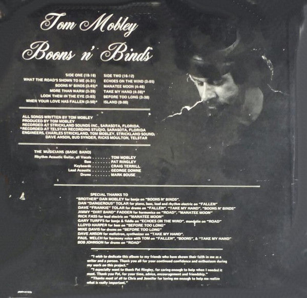 Mobley, Tom - Boons n' Binds (VG) (Vinyl LP)