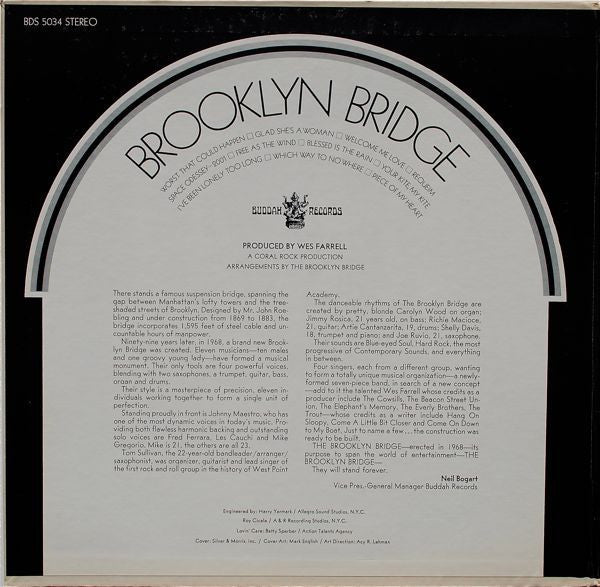 Brooklyn Bridge - Brooklyn Bridge (VG) (Vinyl LP)