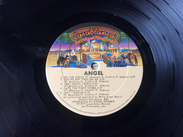 Angel  - On Earth As It Is In Heaven (VG) (Vinyl LP)