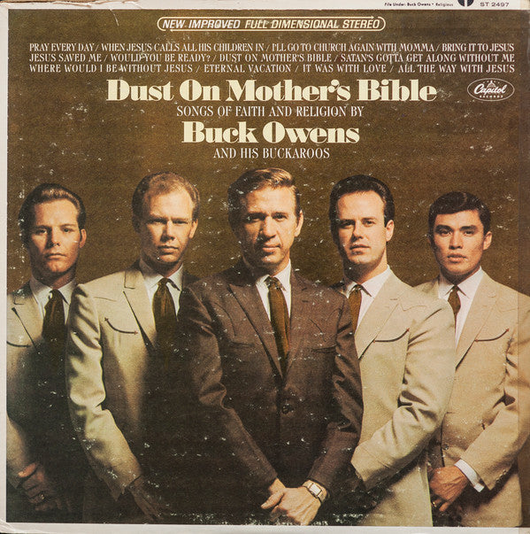 Owens, Buck And His Buckaroos - Dust On Mother's Bible (Songs Of Faith And Religion) (VG) (Vinyl LP)