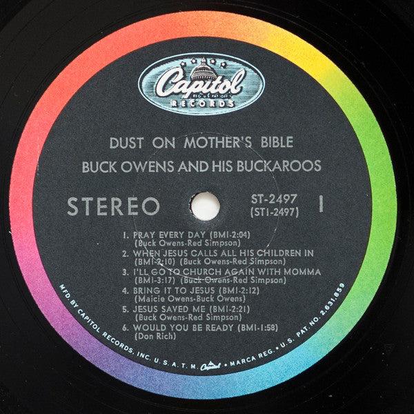 Owens, Buck And His Buckaroos - Dust On Mother's Bible (Songs Of Faith And Religion) (VG) (Vinyl LP)