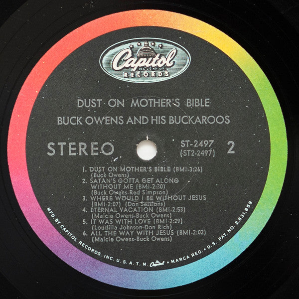 Owens, Buck And His Buckaroos - Dust On Mother's Bible (Songs Of Faith And Religion) (VG) (Vinyl LP)
