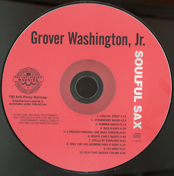 Washington Jr., Grover  - Soulful Sax (CD, VG+) (Vinyl LP)