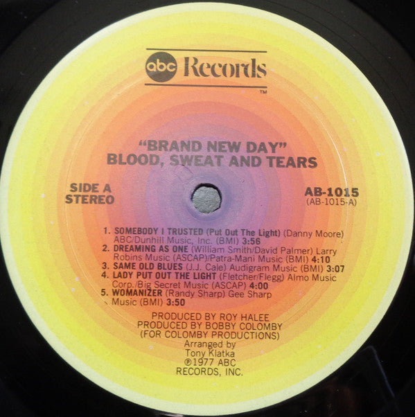 Blood, Sweat And Tears - Brand New Day (VG+) (Vinyl LP)