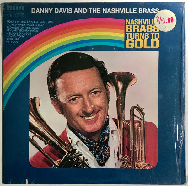 Davis, Danny And The Nashville Brass - Nashville Brass Turns To Gold (VG+) (Vinyl LP)