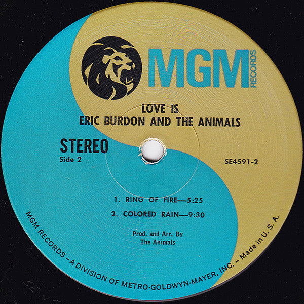 Burdon, Eric & The Animals - Love Is (VG+) (Vinyl LP)