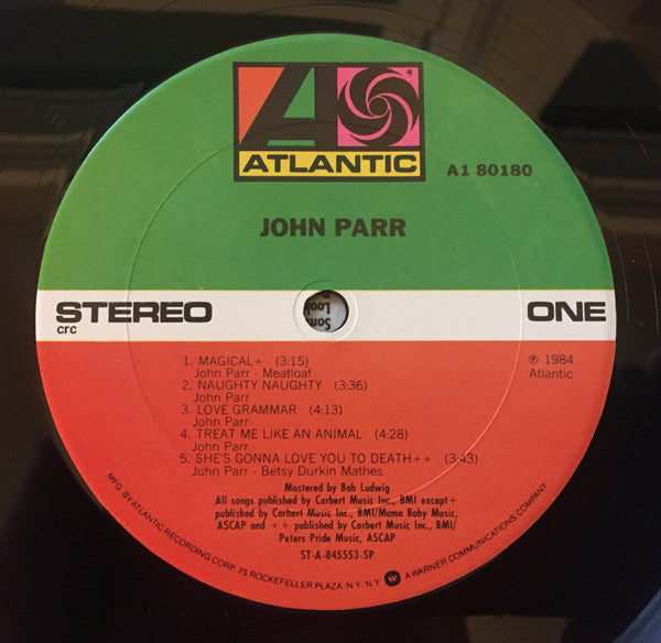 Parr, John - John Parr (VG+) (Vinyl LP)