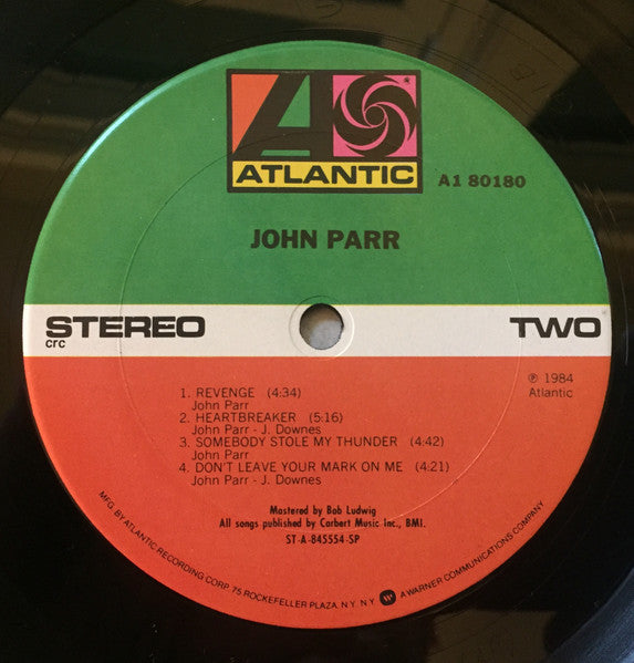 Parr, John - John Parr (VG+) (Vinyl LP)
