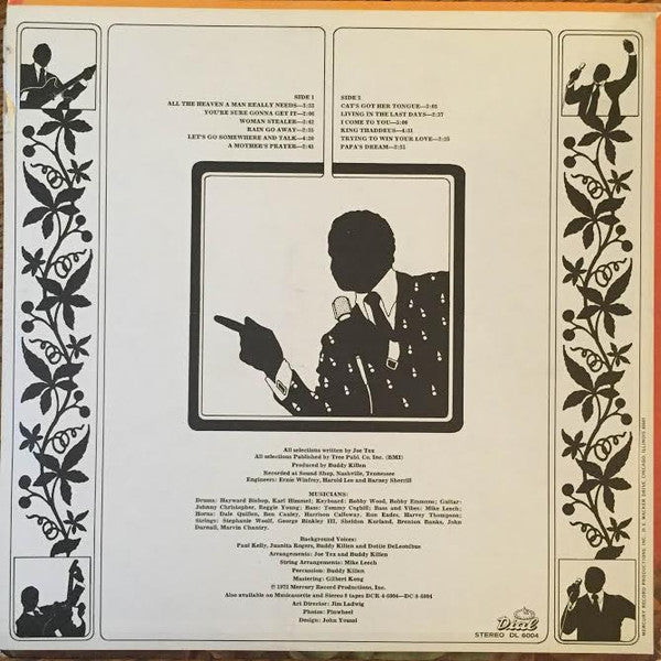 Tex, Joe - Joe Tex Spills The Beans (VG+) (Vinyl LP)