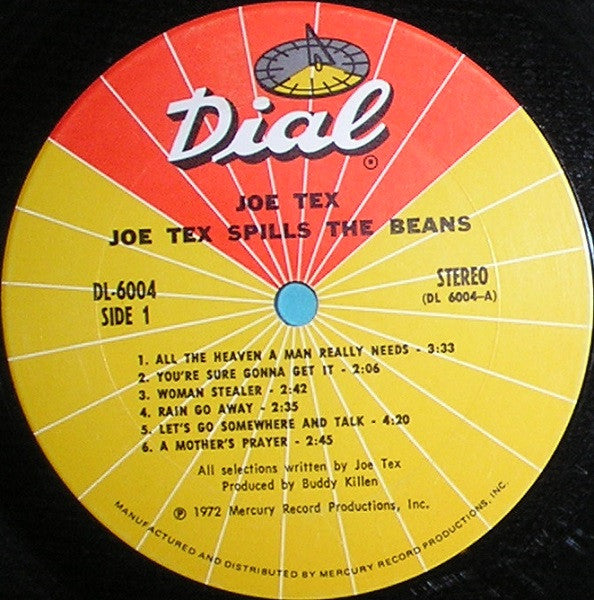 Tex, Joe - Joe Tex Spills The Beans (VG+) (Vinyl LP)