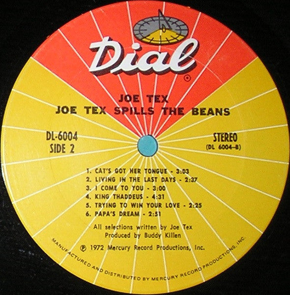 Tex, Joe - Joe Tex Spills The Beans (VG+) (Vinyl LP)