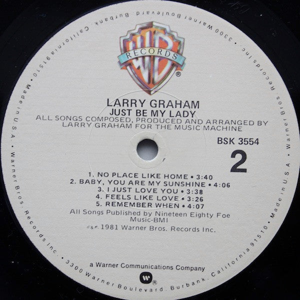 Graham, Larry - Just Be My Lady (VG) (Vinyl LP)